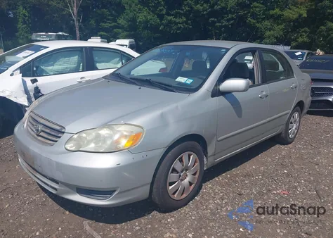 2004 Toyota Corolla Le из США, поврежденный, VIN 2T1BR32E44C299691